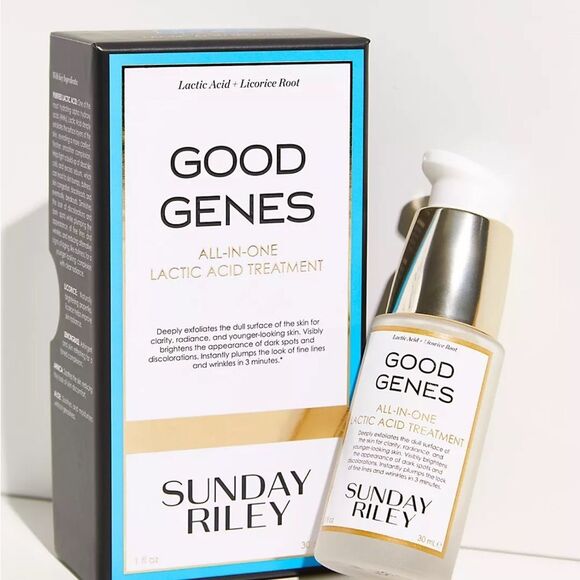 Sunday Riley Good Genes 30ml ALL IN INE LACTIC ACID NIB 85.00 SOLD FREE … - Picture 1 of 4
